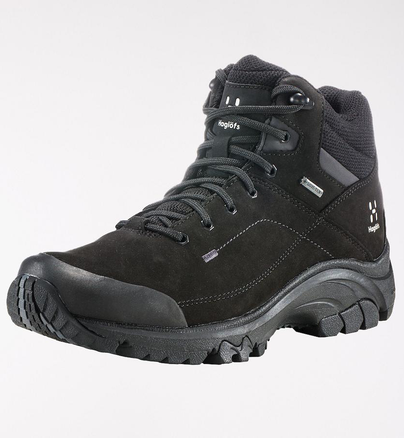 Haglöfs Womens Ridge Mid GT Hiking Boots Black New Zealand 96273YRSV